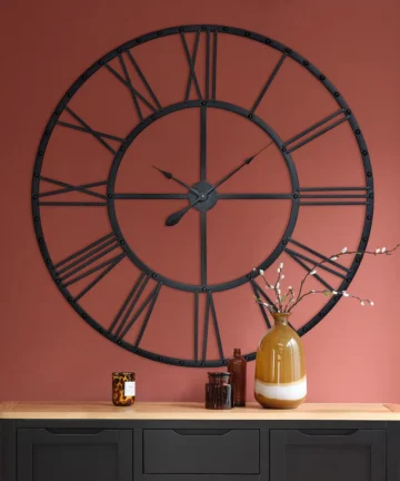 TOSCA WALL CLOCK Black