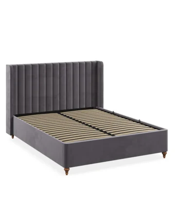 BLOOMSBURY King-size Ottoman Bed Sunningdale Granite Fabric