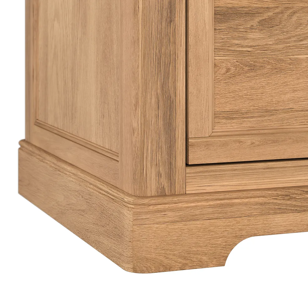 BRENNAN Double Wardrobe Natural Solid Oak - Image 10
