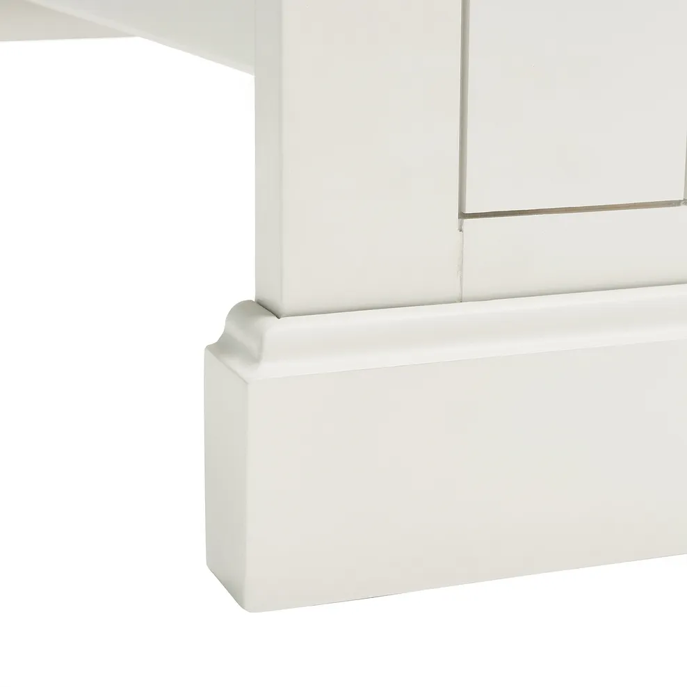 BROMPTON Double Bed Painted Acacia & Ash Top - Image 5