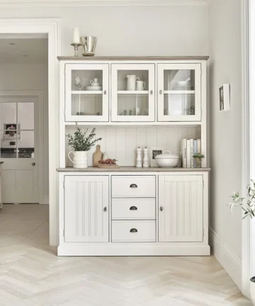 BROMPTON Large Dresser Painted Acacia & Ash Top