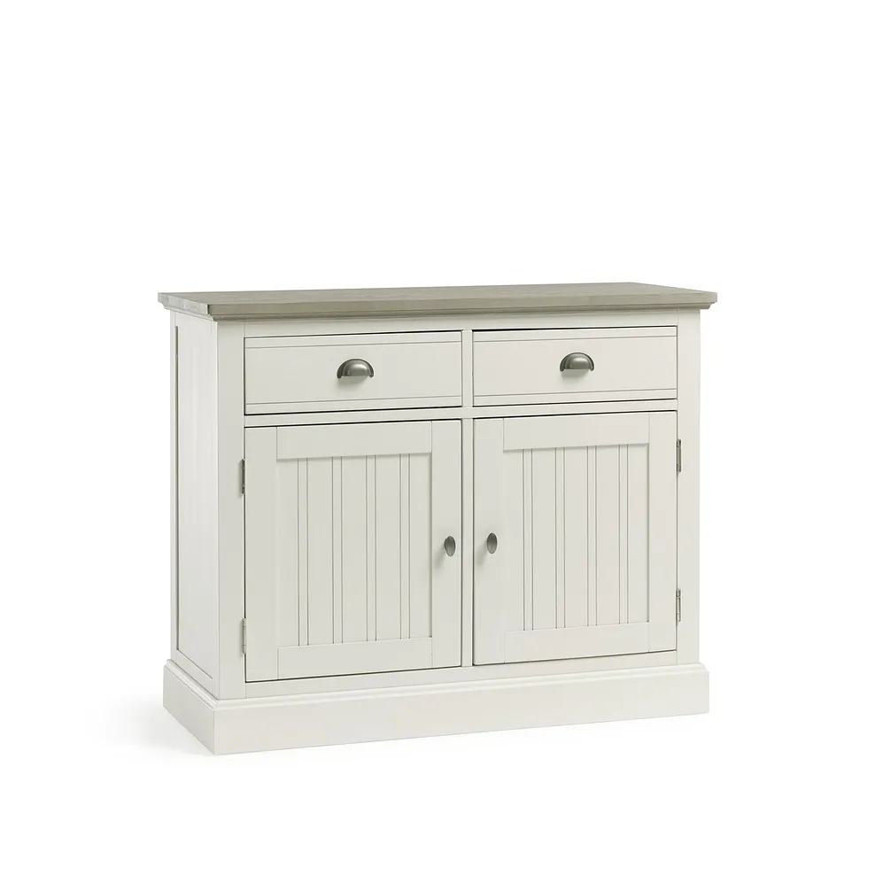 BROMPTON Small Sideboard Painted Acacia & Ash Top - Image 2