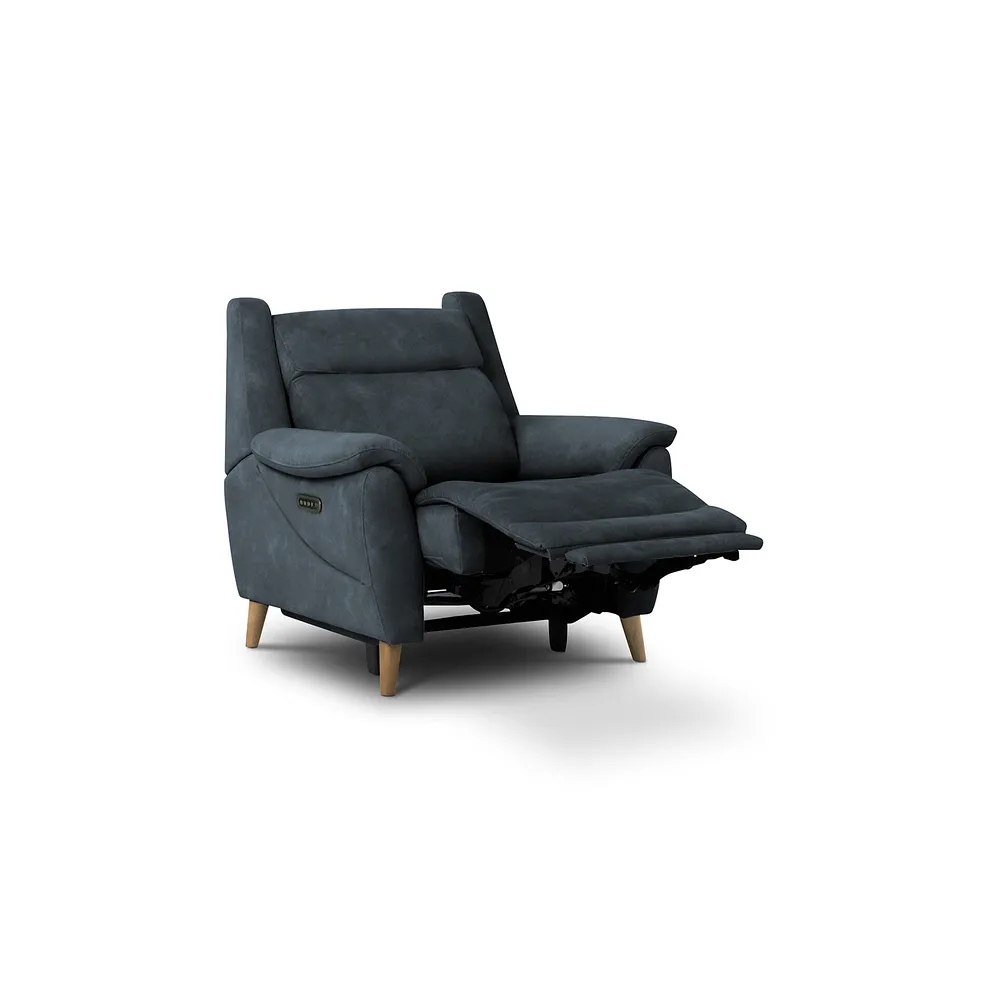 BRUNEL Electric Recliner Armchair Dexter Shadow Fabric - Image 4