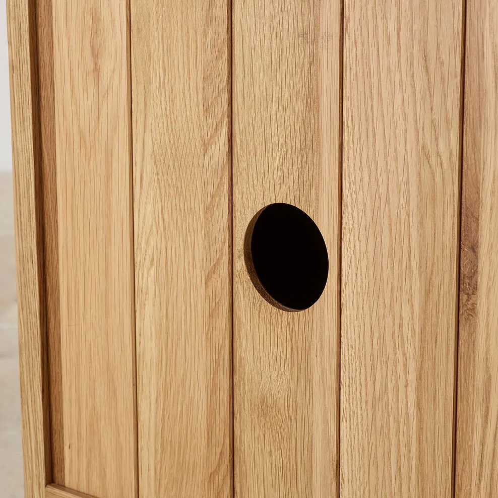 CANTERBURY Corner TV Unit Natural Solid Oak - Image 5