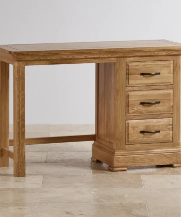 CANTERBURY Dressing Table Natural Solid Oak