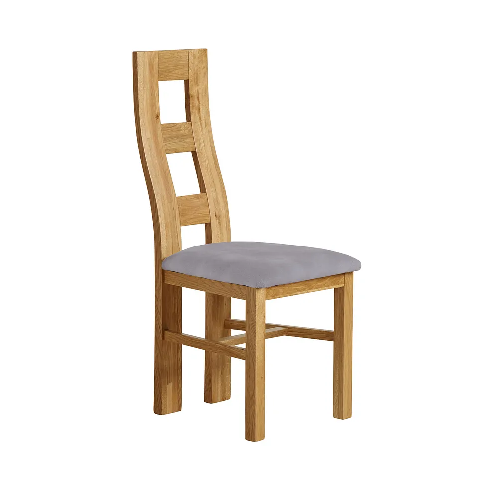 CANTERBURY 5ft Extending Dining Table with 4 Chairs Natural Solid Oak