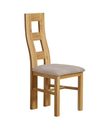 CANTERBURY 5ft Extending Dining Table with 6 Chairs Natural Solid Oak