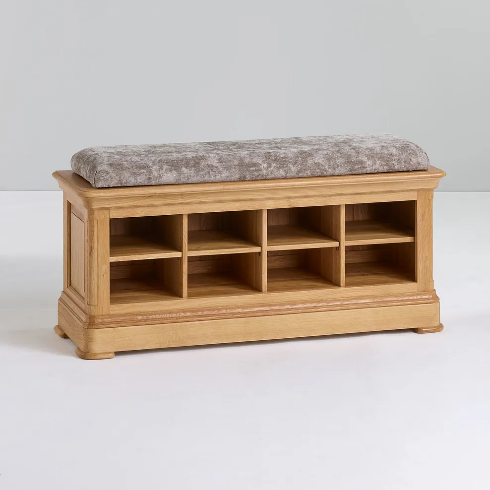 CANTERBURY Shoe Storage Natural Solid Oak