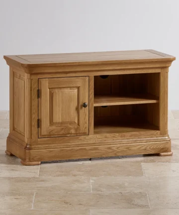 CANTERBURY Small TV Unit Natural Solid Oak