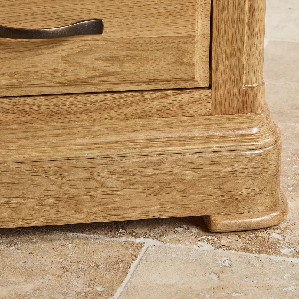 CANTERBURY Tall Bookcase Natural Solid Oak - Image 4