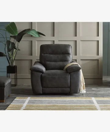 CARTER Armchair Miller Grey Fabric