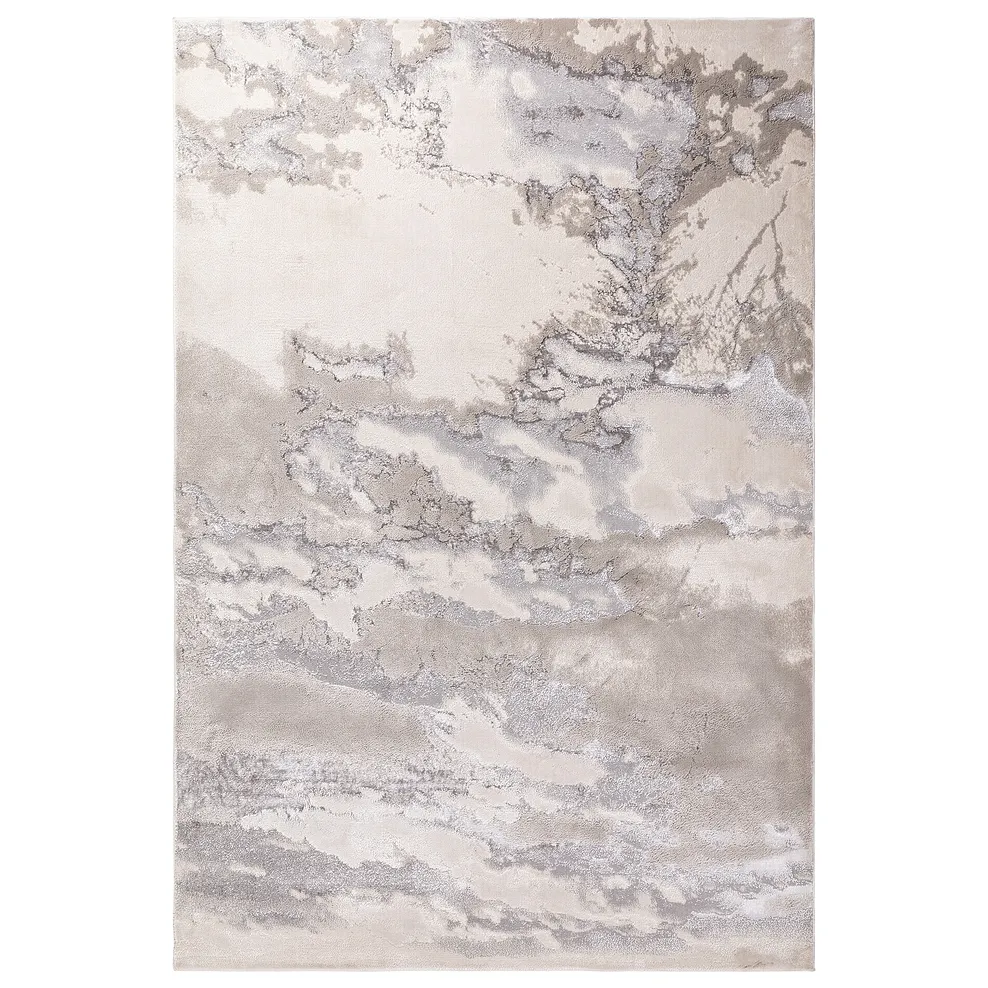 CLOUDS METALLIC RUG 200 x 290cm - Cream - Image 2