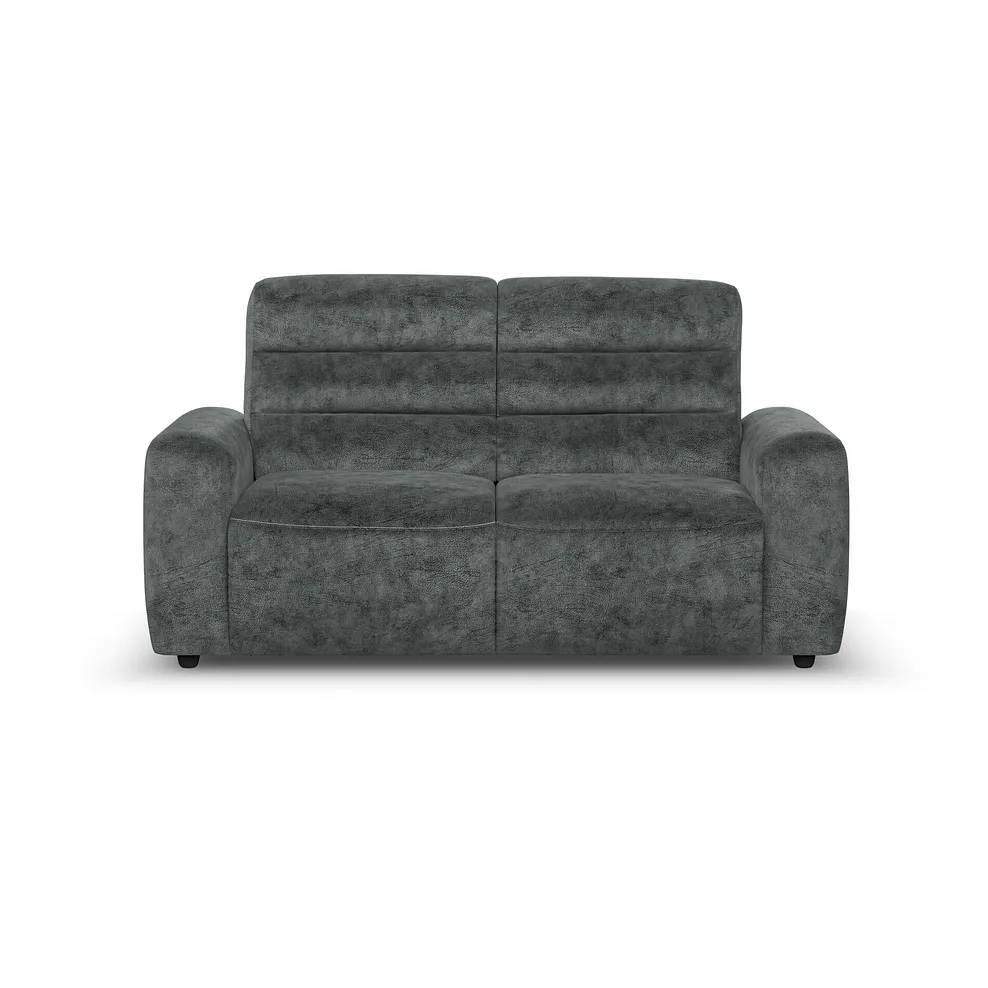 COHEN 3 Seater Sofa Bed Dapple Grey Fabric - Image 3