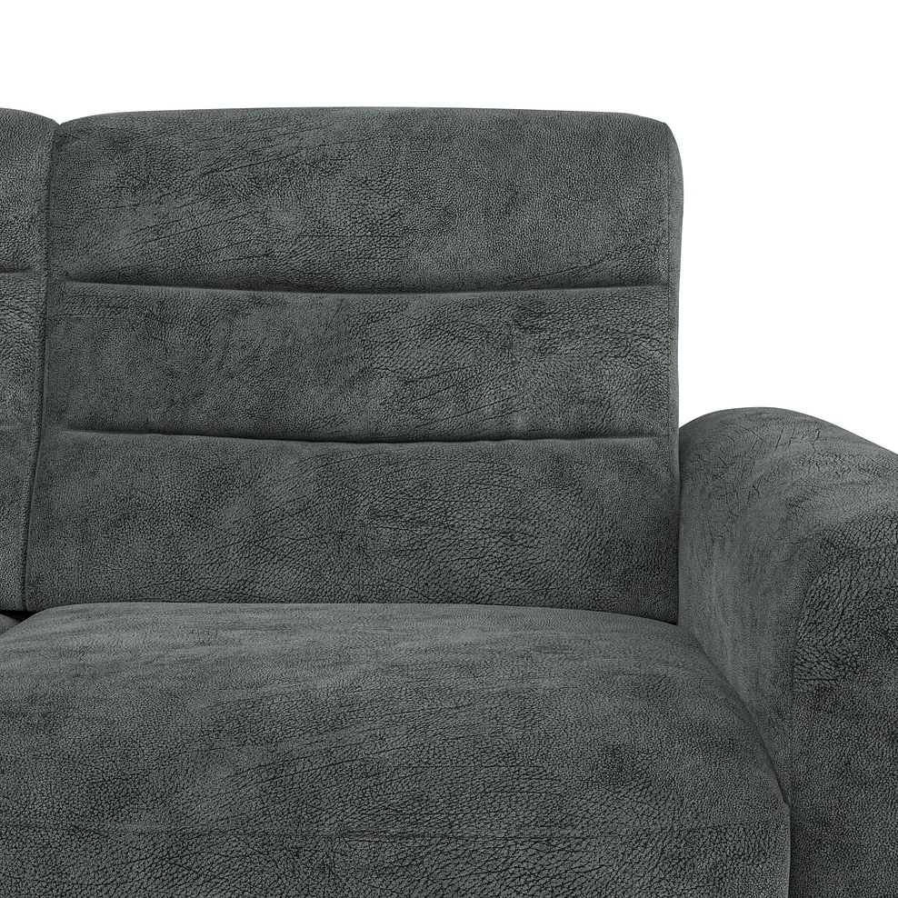 COHEN 3 Seater Sofa Bed Dapple Grey Fabric - Image 7