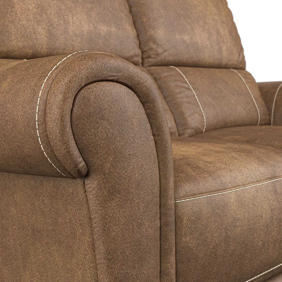 COLORADO 2 Seater Sofa Ranch Brown Fabric - Image 7