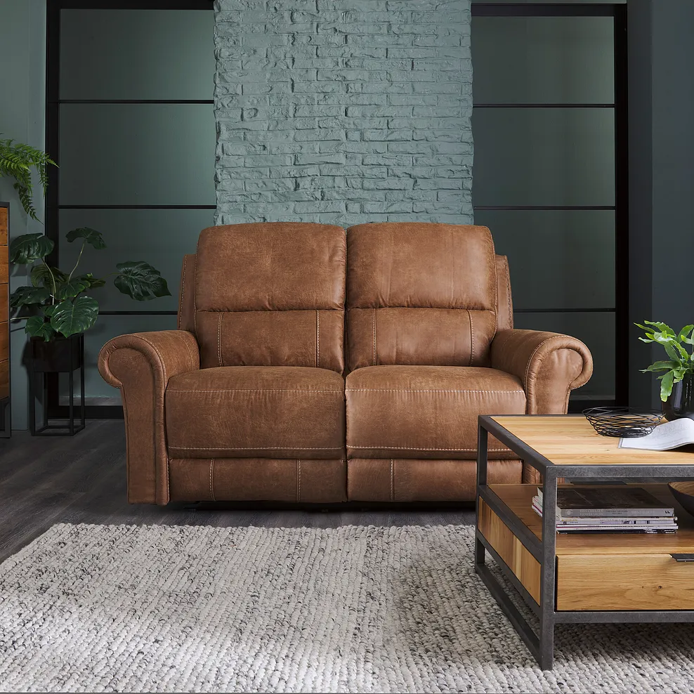 COLORADO 2 Seater Sofa Ranch Brown Fabric