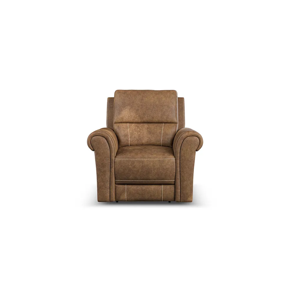 COLORADO Armchair Ranch Brown Fabric - Image 3