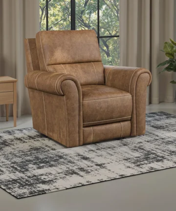 COLORADO Armchair Ranch Brown Fabric