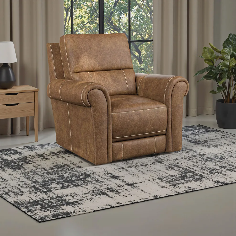 COLORADO Armchair Ranch Brown Fabric
