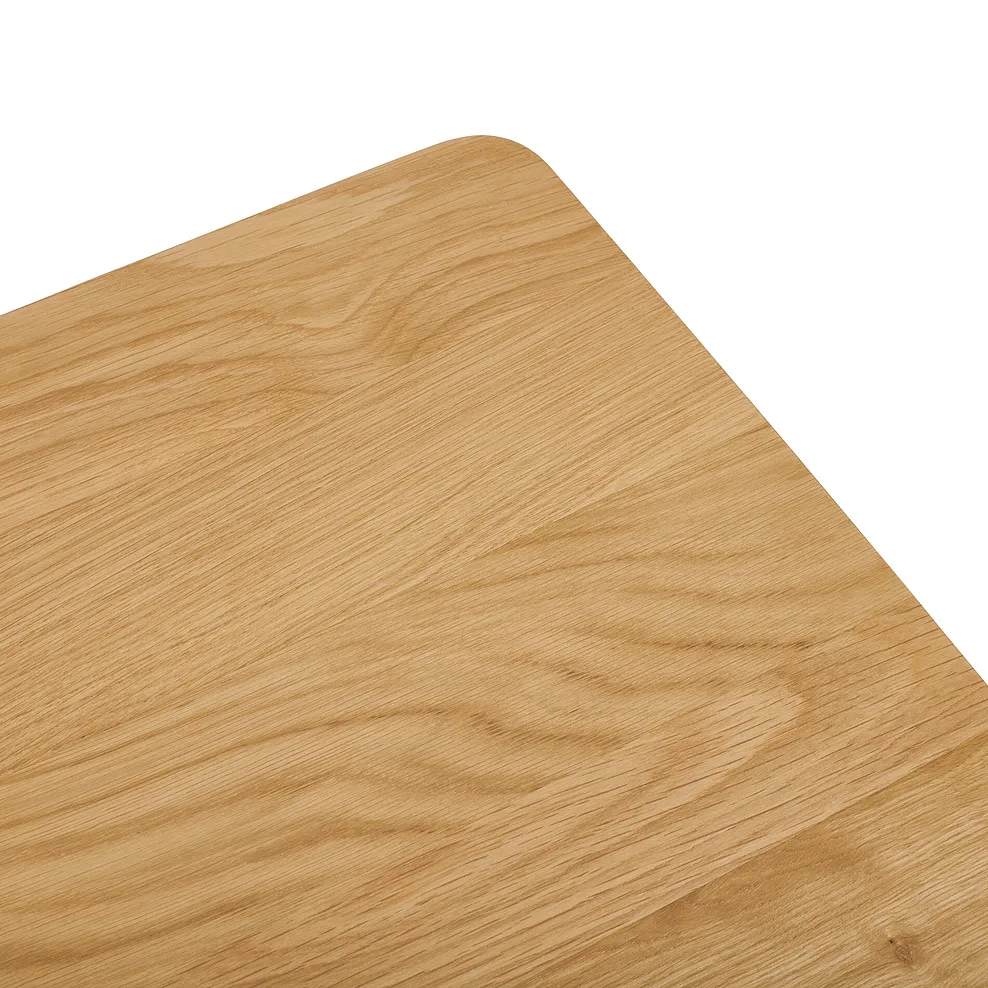 COPENHAGEN 3 Drawer Bedside Table Natural Solid Oak - Image 6