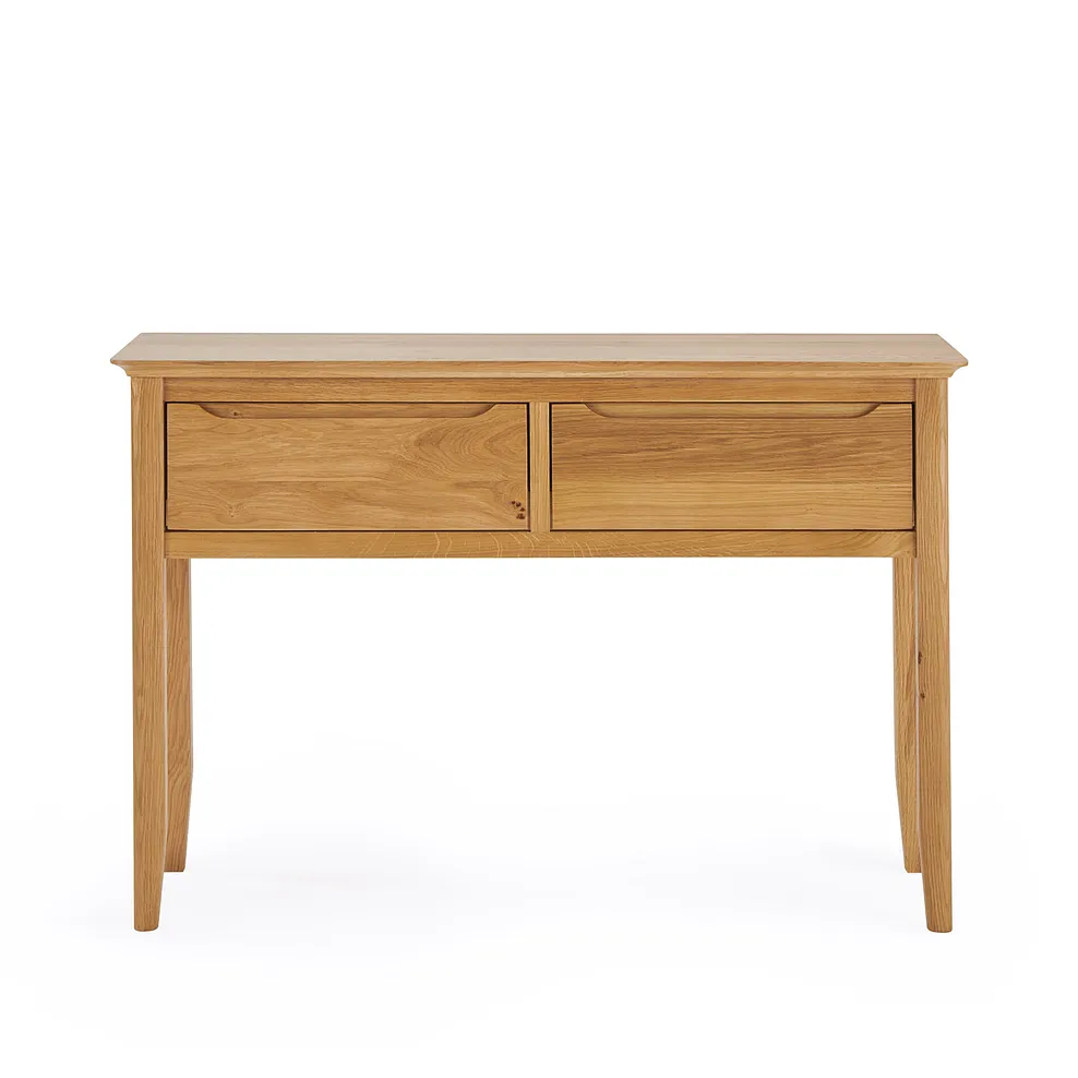 COPENHAGEN Console Table Natural Solid Oak - Image 5
