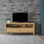COPENHAGEN Large TV Unit Natural Solid Oak