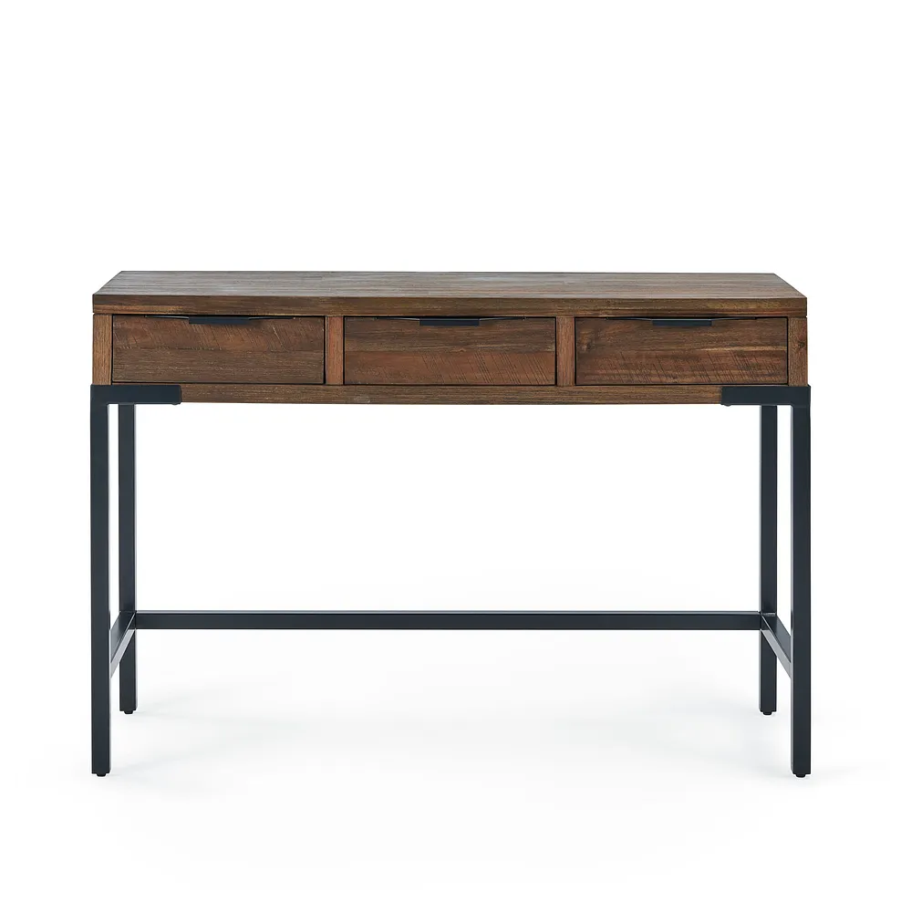 DETROIT Dressing Table Solid Hardwood & Metal - Image 2