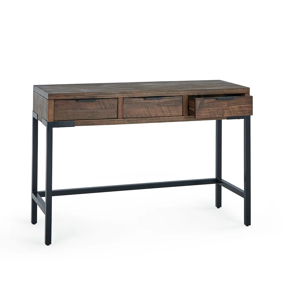 DETROIT Dressing Table Solid Hardwood & Metal - Image 4