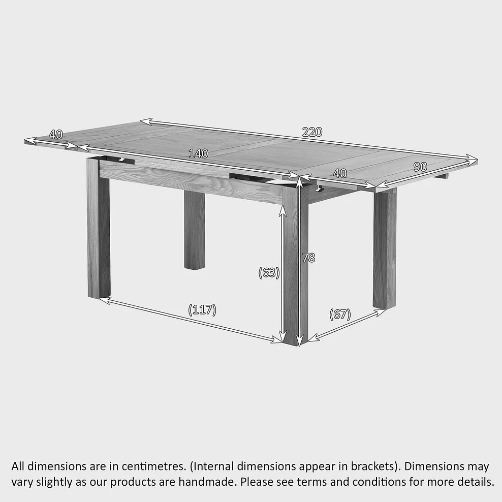 DORSET Extending Dining Table with 6 Chairs Natural Solid Oak - Image 10