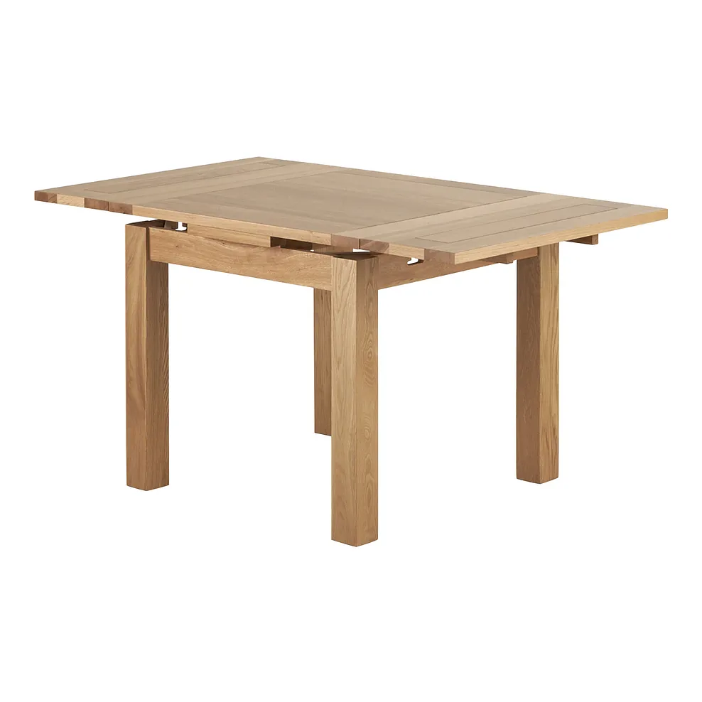 DORSET Extending Dining Table with 4 Chairs Natural Oak - Image 3