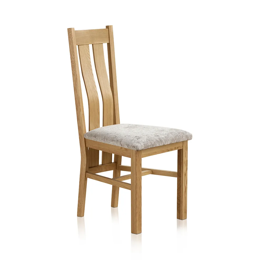 DORSET Extending Dining Table with 4 Chairs Natural Oak - Image 4