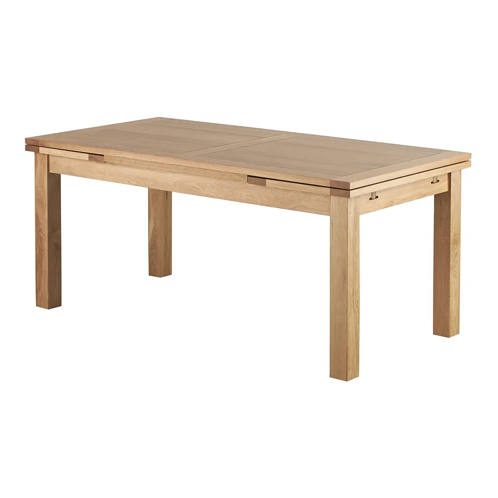 DORSET 6ft Dining Table with 6 Chairs Natural Solid Oak - Image 3