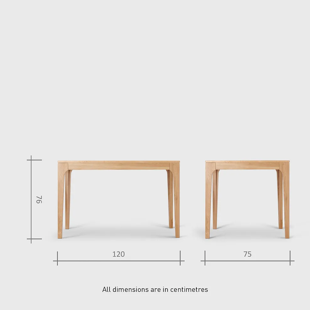 DURHAM Dining Set with 4 Chairs Natural Oak - Image 8