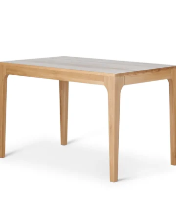 DURHAM Dining Set with 6 Chairs Natural Oak