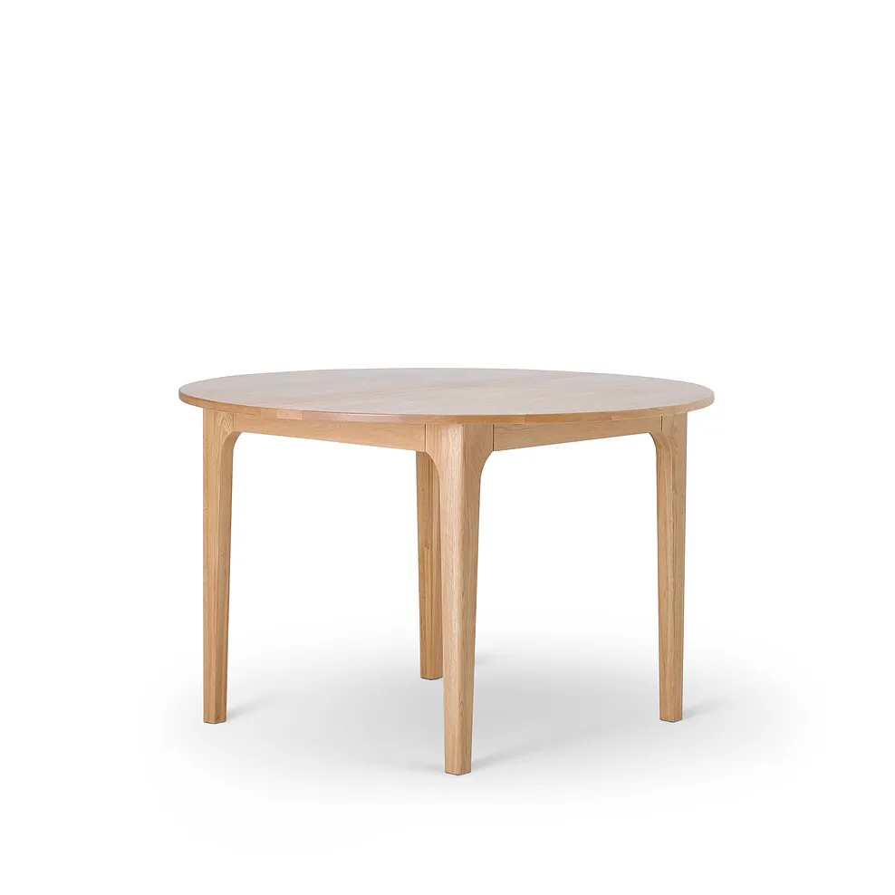 DURHAM Round Dining Table Natural Oak - Image 2
