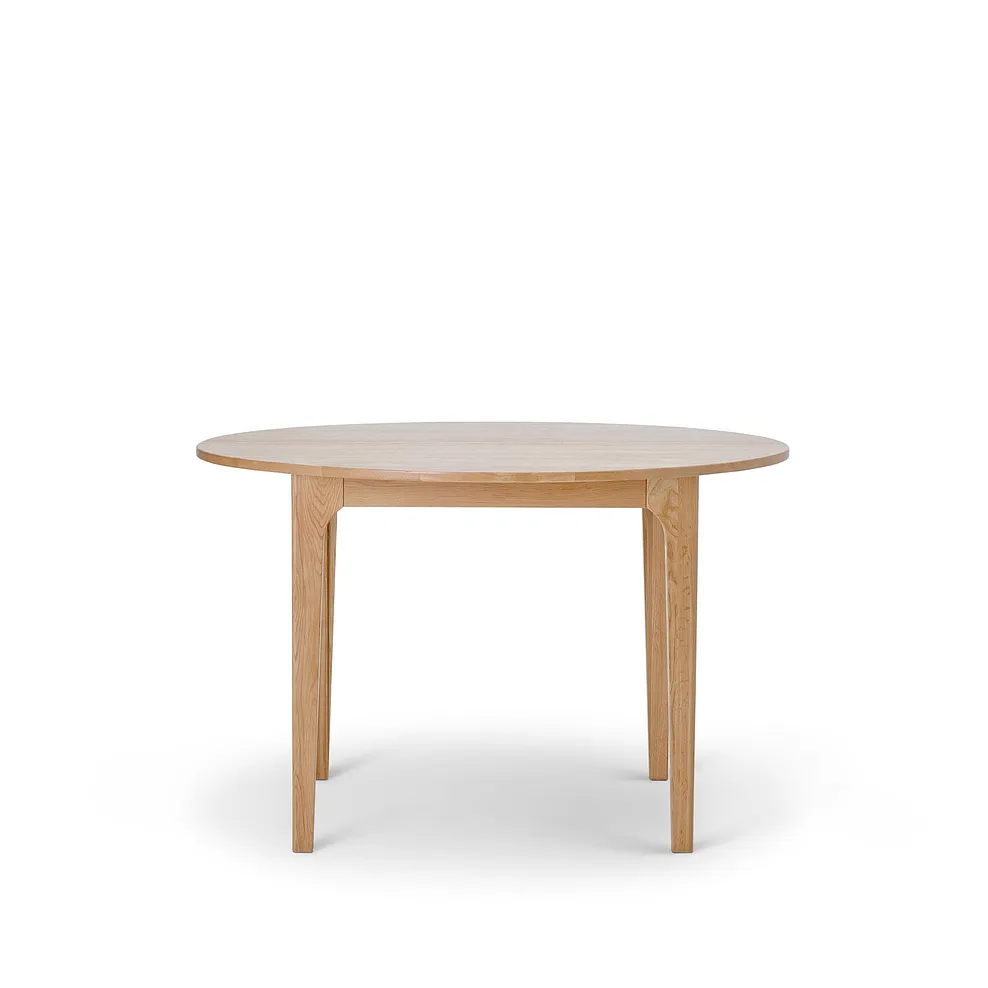 DURHAM Round Dining Table Natural Oak - Image 6