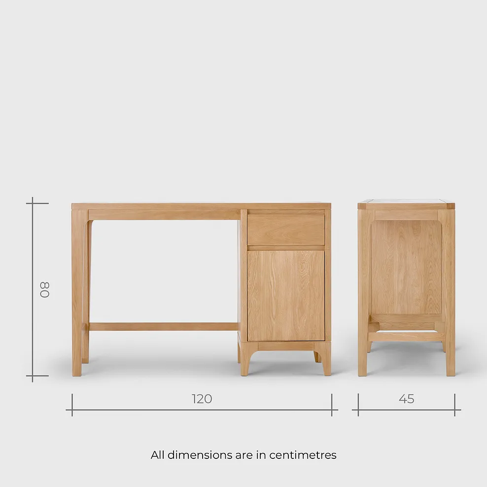 DURHAM Desk Natural Oak - Image 14