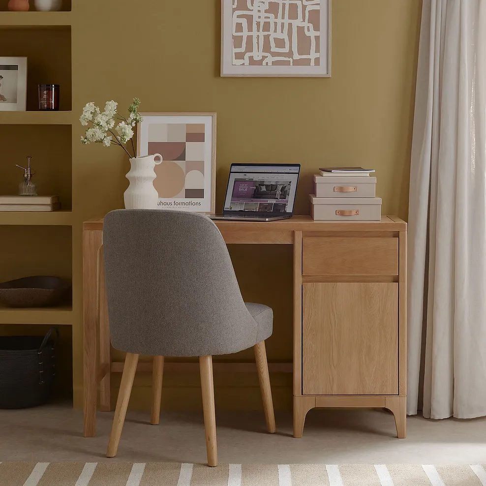 DURHAM Desk Natural Oak