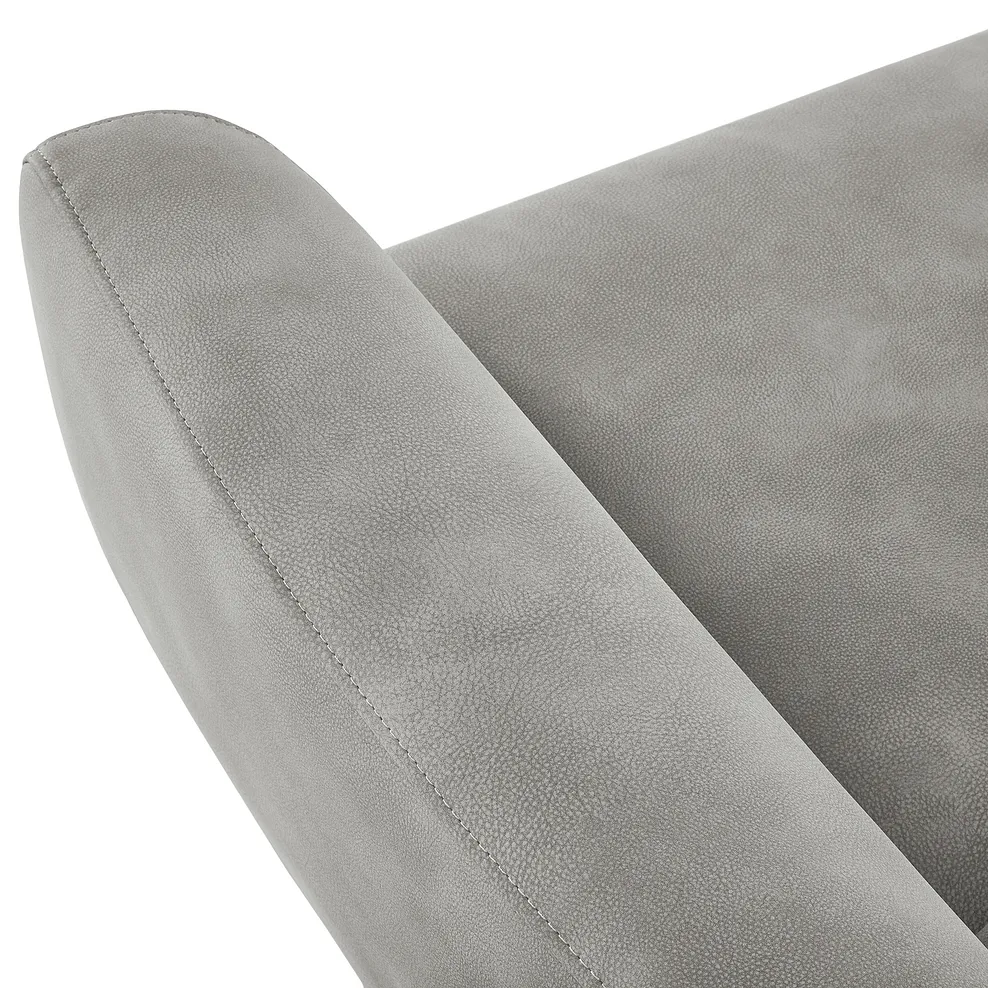 DYLAN Electric Recliner Armchair Oxford Grey Fabric - Image 14
