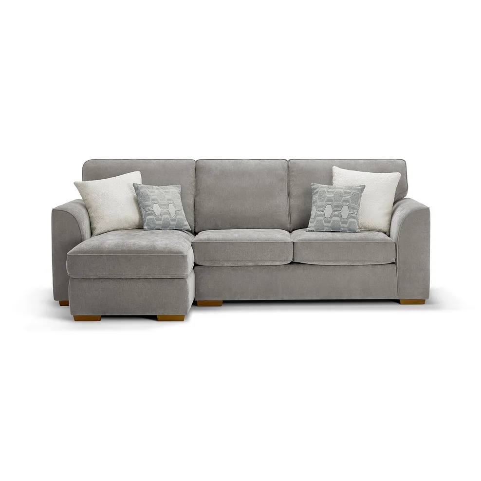 EASTLEY Left Hand Chaise Sofa Limoge Fog Fabric - Image 3