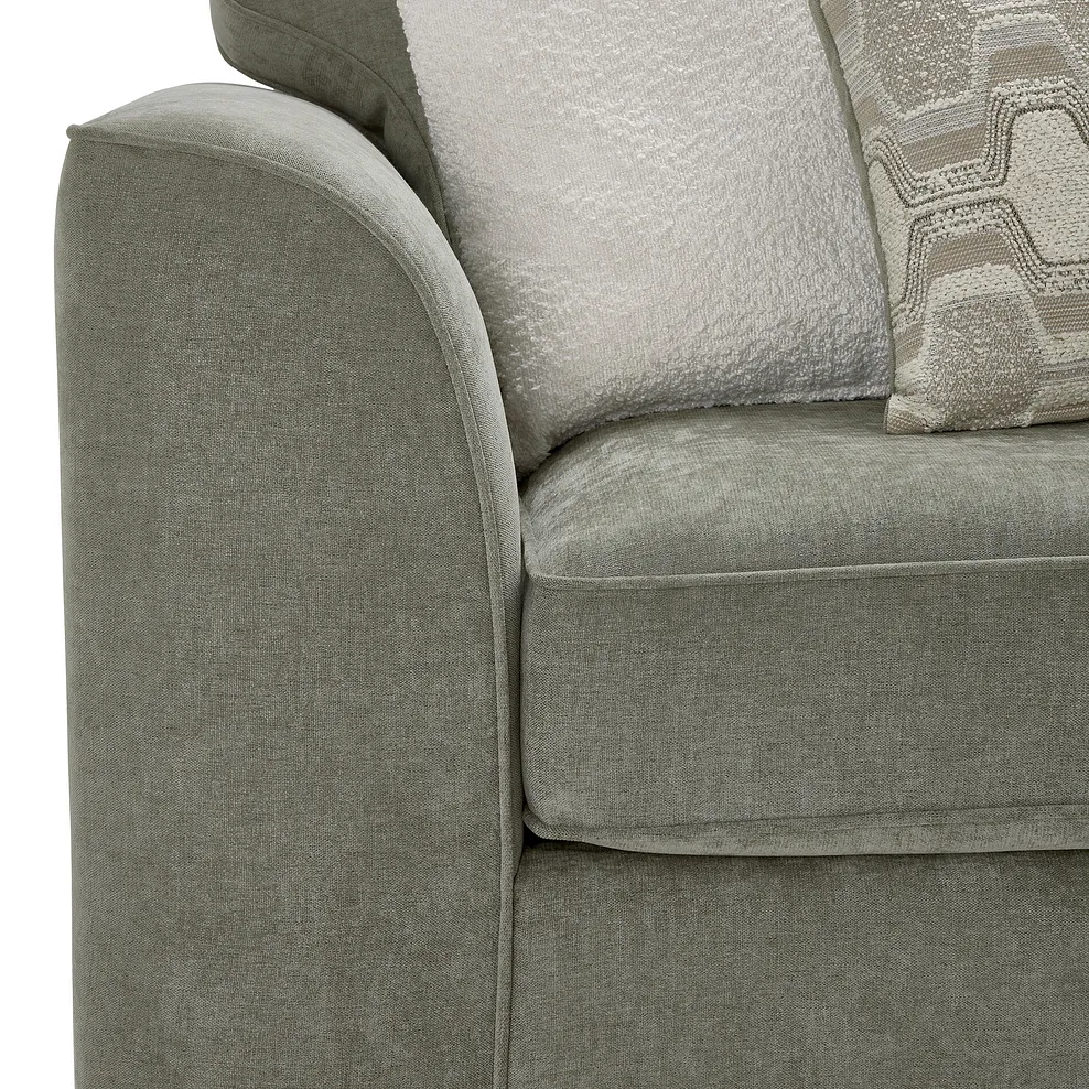 EASTLEY Right Hand Chaise Sofa with Storage Limoge Green Fabric - Image 12