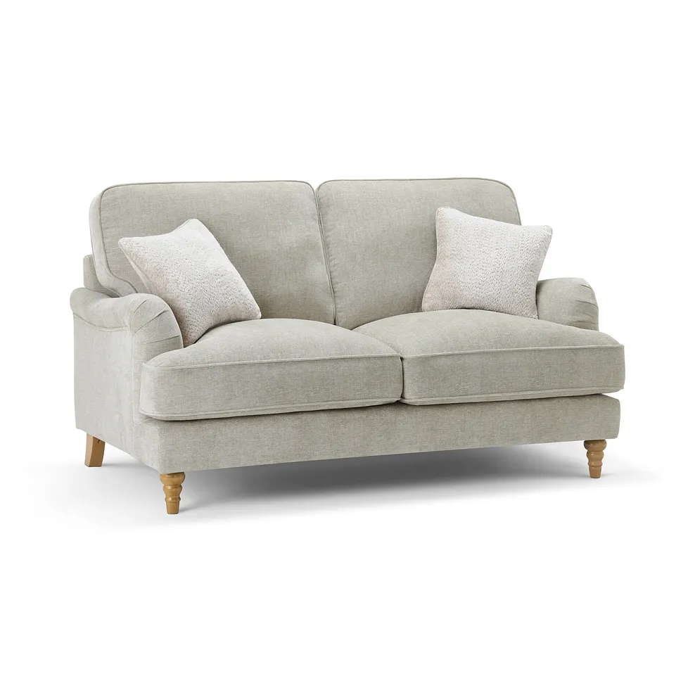 ELOISE 2 Seater Sofa Marlan Natural Fabric - Image 2