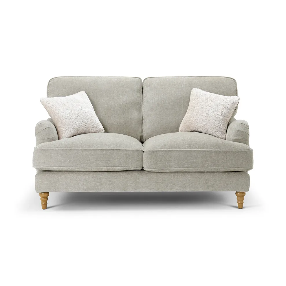 ELOISE 2 Seater Sofa Marlan Natural Fabric - Image 3