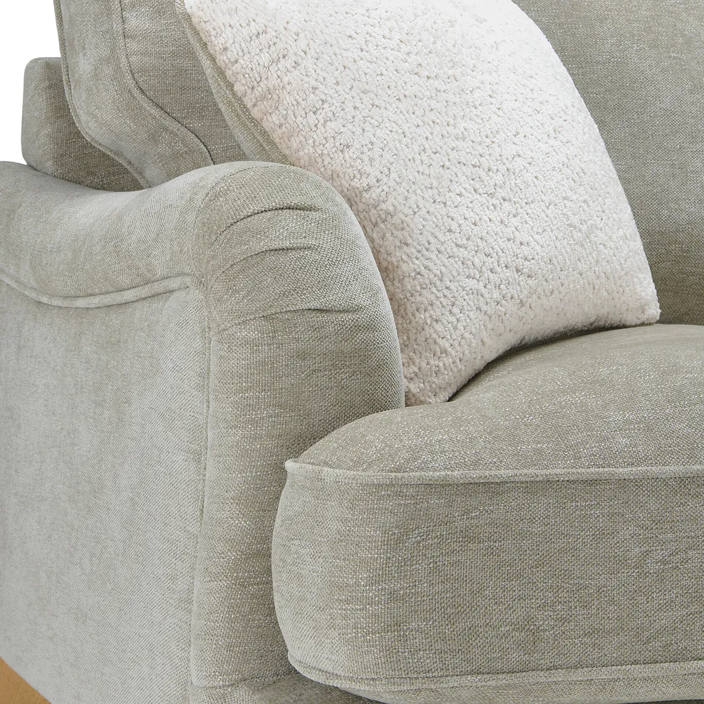 ELOISE 2 Seater Sofa Marlan Natural Fabric - Image 11