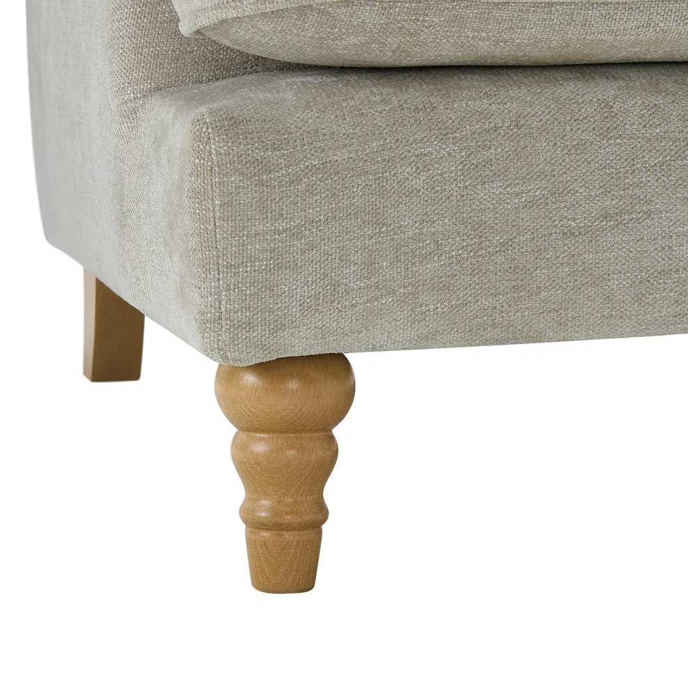 ELOISE Right Hand Chaise Sofa Marlan Natural Fabric - Image 9