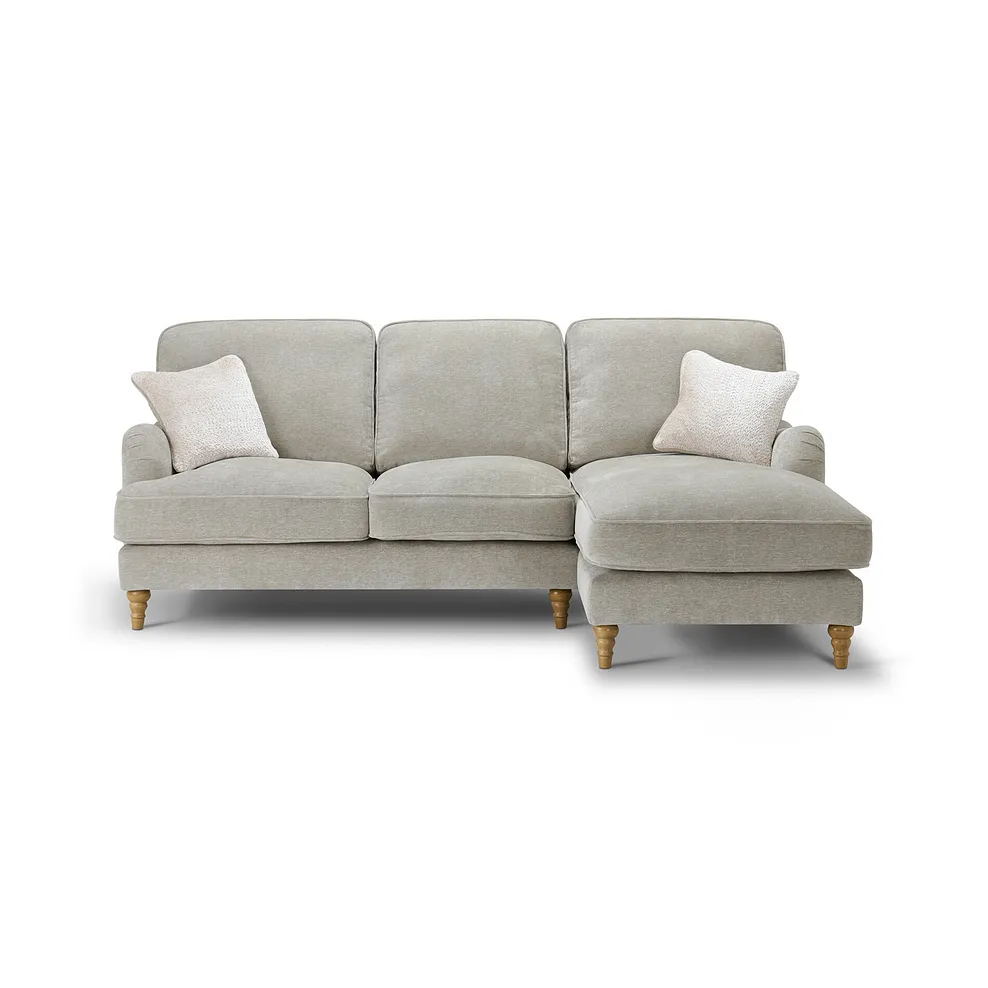 ELOISE Right Hand Chaise Sofa Marlan Natural Fabric - Image 5