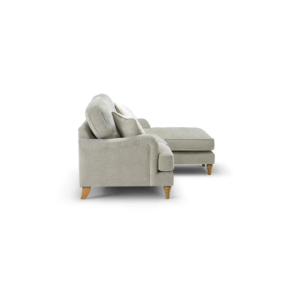 ELOISE Right Hand Chaise Sofa Marlan Natural Fabric - Image 6