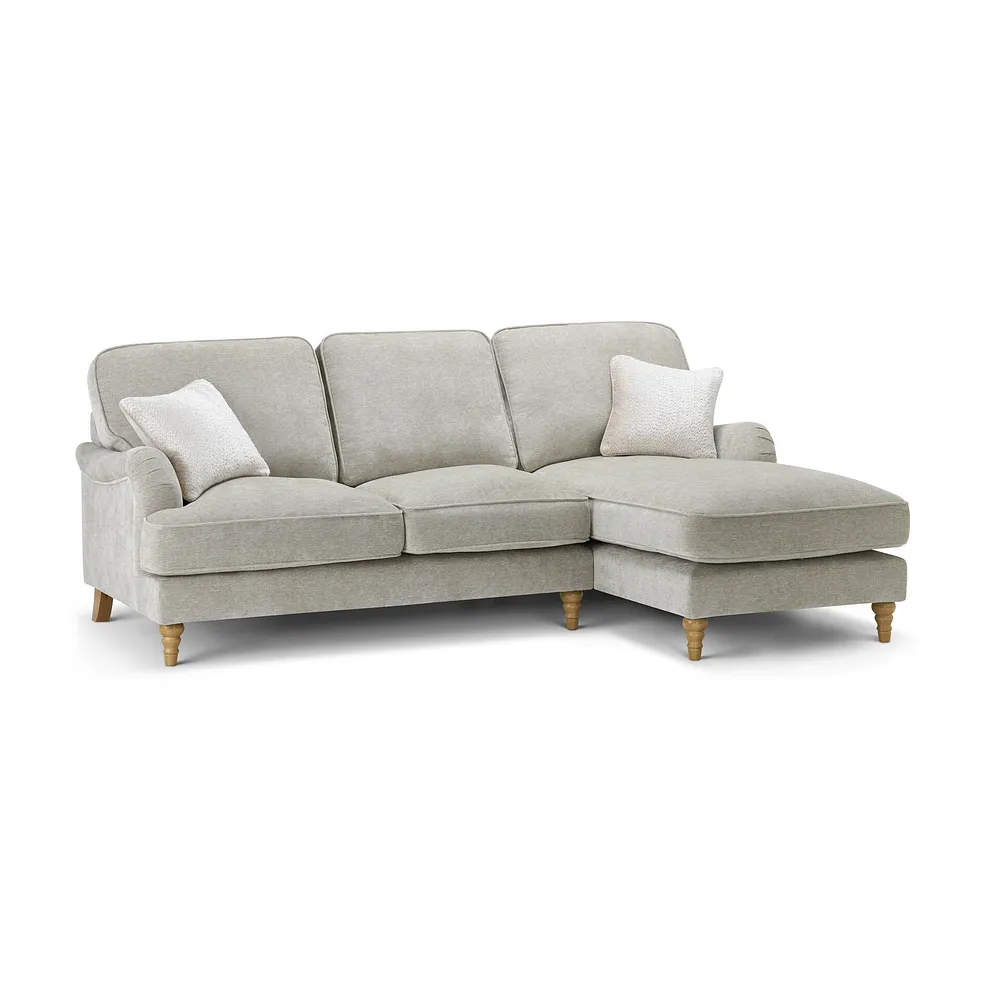 ELOISE Right Hand Chaise Sofa Marlan Natural Fabric - Image 2