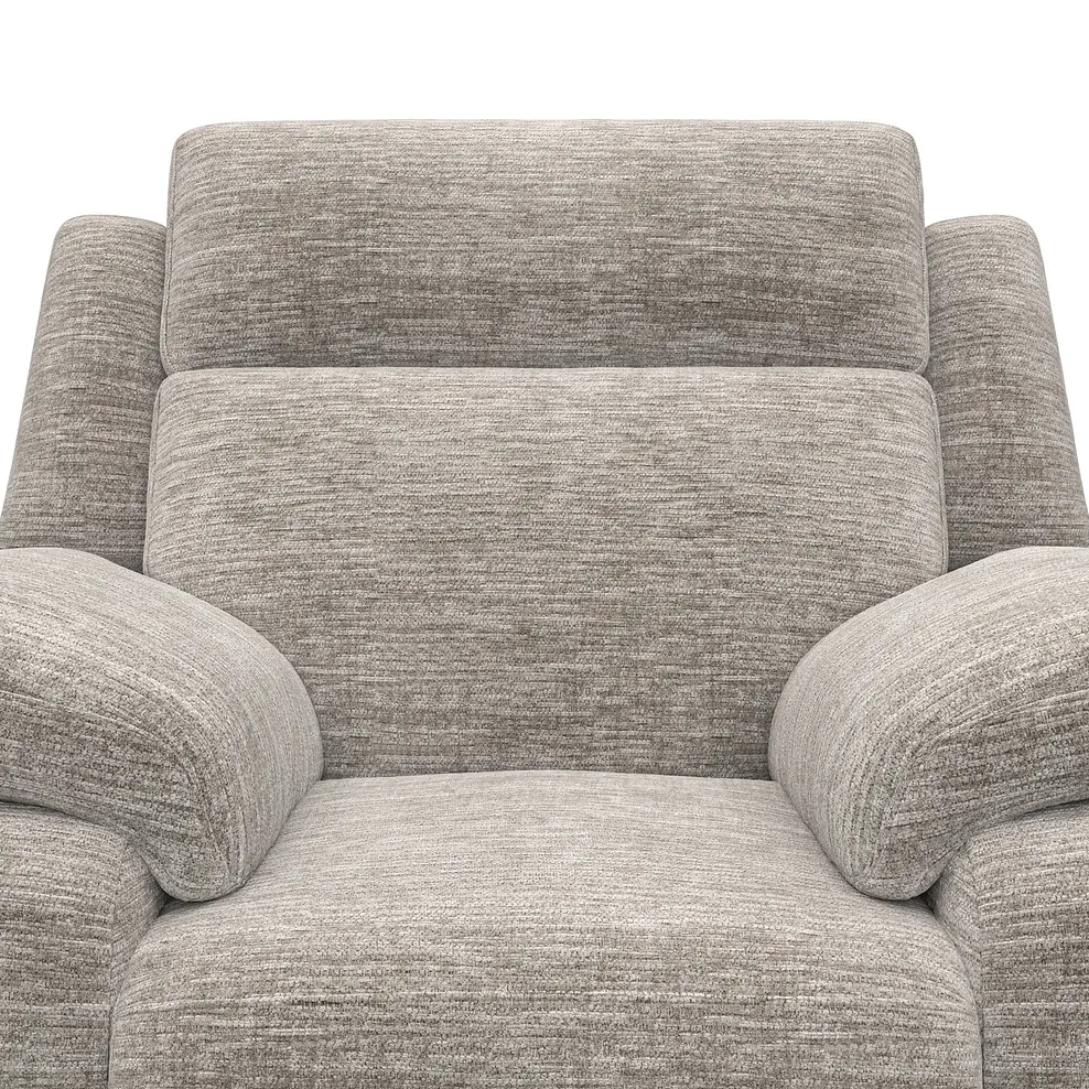EMERSON Electric Recliner Armchair Luxe Natural Fabric - Image 15