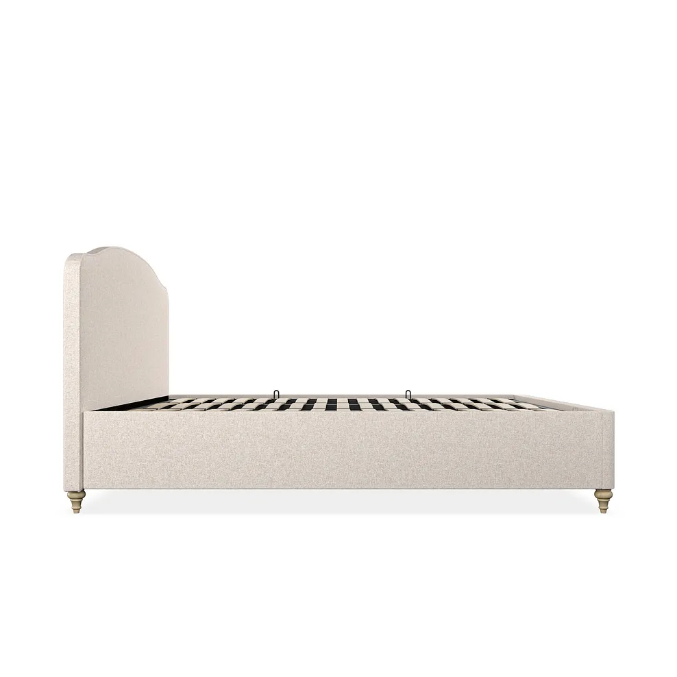 EVESHAM Super King-size Ottoman Bed Carina Parchment Fabric - Image 8